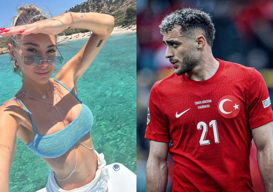 Türkiyəli futbolçu Acun İlıcalının keçmiş arvadı ilə birlikdə