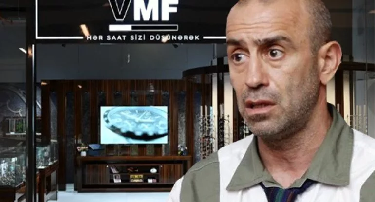 Vahid Mustafayevin mağazasından 300 minlik saat OĞURLANDI